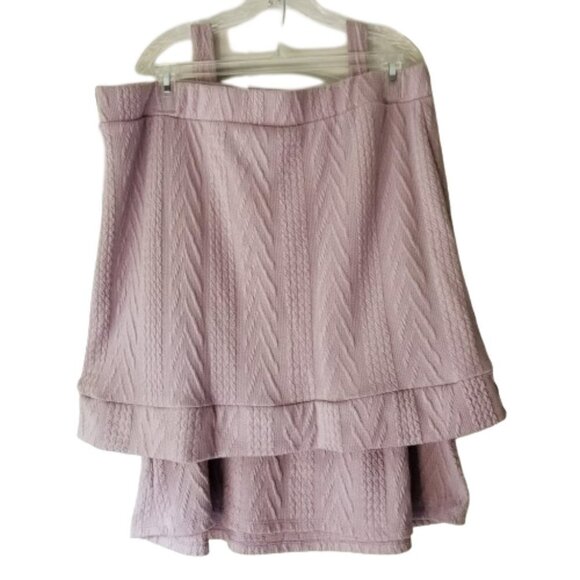 Chevron Pattern Knit Skirt Set - Picture 2 of 7